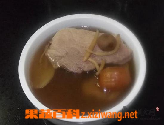 果蔬百科太子参无花果煲瘦肉