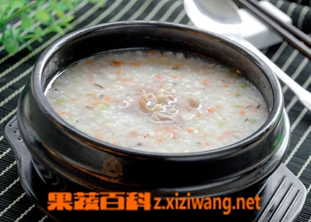 果蔬百科鲍鱼鸡肉粥