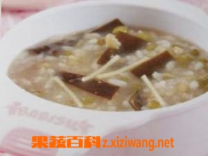 果蔬百科海带绿豆粥