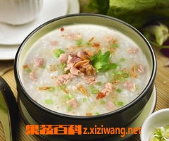 果蔬百科什锦鸡丝粥