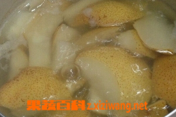 果蔬百科煮梨汁