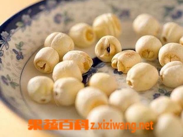 果蔬百科莲子的营养价值及食用方法介绍