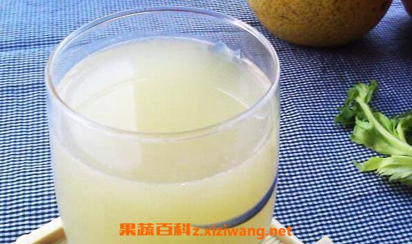 雪梨汁的功效与作用 鲜榨雪梨汁的功效